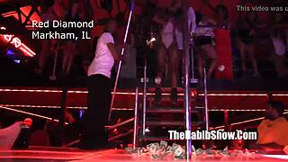 Get ready for wild action with these sexy ebony freaks Misty Stone and Unique Sutra tearing clothes in the hood.