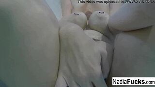 Nadia Bathes With Rubber Duckies