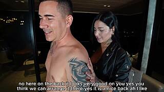 Horny Tattoo Artist Licks Wet Pussy Then Rides Client's Monster Cock in Doggystyle