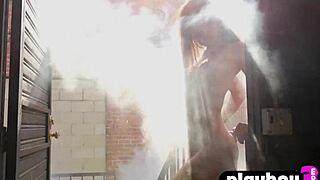 Ebony Milf Eugena Washington Strips Naked Revealing Stunning Natural Curves