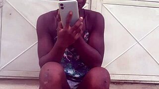 Twerking in clothes then stripping naked for more!