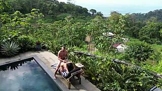 Whoa, check out this real outdoor public sex with juicy wet pussy and facial cumshot everywhere!