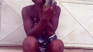 Twerking in clothes then stripping naked for more!