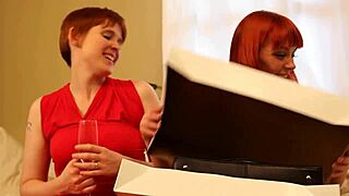 Who knew redhead lesbian orgy could get this wild with licking and muff diving!