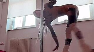 why not dive into anuskatzz's exotic pole dance compilation with fitness anal action in heels?