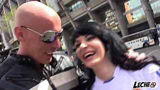 Joining a day with pornstar AmandaX, her big tits, and hairy pussy vibes.