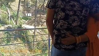 hey, check out this beautiful indian couple getting romantic in bed with riding action