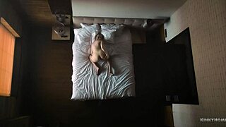 the best view of this skinny milf loving herself in bed with hidden cam orgasm vibes! 😍🛏️🔥