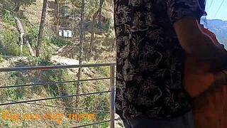 hey, check out this beautiful indian couple getting romantic in bed with riding action