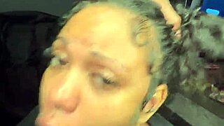 Mochi G delivers intense blowjob to RichDaPiper with cumshot facial.