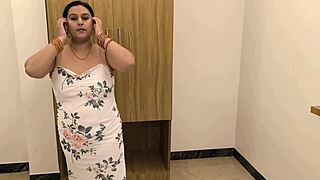 Why is this chubby Desi girl Puja taking an early morning shower like that?