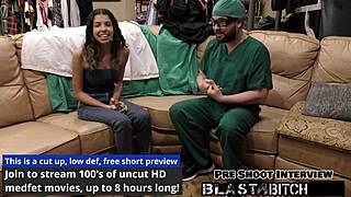 Watch Aria Nicole's pussy get pounded hard and filled with hot creampie!