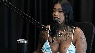 This submissive Brazilian babe tries huge cock in wild domination interview but hesitates at first