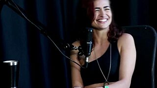 the beautiful brazilian babe feels pleasure in a swinger group lingerie session with sheer elements