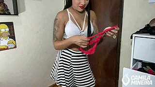 se vestiu de putinha pra levar porra na boca, que delícia de roleplay com latina safada 🔥🍑