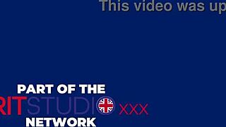 How's this Brit teen's oily handjob in curvy lingerie?