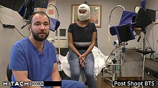 Freshman experiences mandatory hitachi orgasm from Doctor Tampa on Taylor Ortega