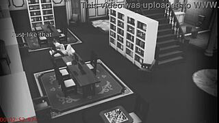 why is this wife cheating and fucking a stranger at the library on cam?