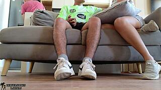 Mi Novio Me Presento A Su Padrastro Follamos Mientras Cocinaba Y Me Lo Folle