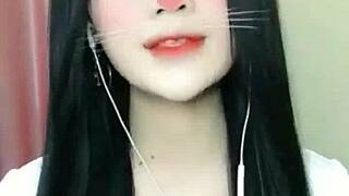 I feel so drawn to this sexy Korean babe giving an intense blowjob