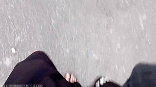 why are you playing barefoot like that for this pov foot adoration fetish?