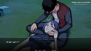 Naruto Kunoichi Trainer: Hot Teen 18+ Konan Gives Blowjob and Gets Tight Pussy Creampied Outdoor in Public