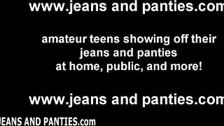 Will Amateur Milf Neighbor Strip Tight Jeans And Panties For Nude Tease?