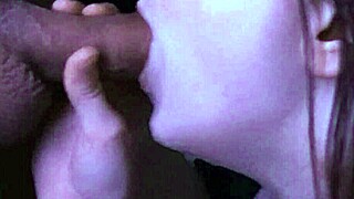 Wow, juicy girl neighbor slurps that monster cock so sloppily! 😍💦 Big tits and deepthroat action next door.