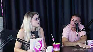 Check out this compilation of Tati Weg in Bora Cast with Bruna Carlos, full of sexy public moments.