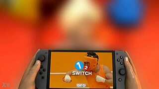 1 2 Switch explores creative titty fuck scenarios.