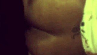 Oh wow, check out this hot ebony milf Lala getting a creamy creampie in her big ass