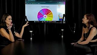 safada shows off her blowjob skills and sucks bia hot's tits in kamilla werneck sheer red lingerie