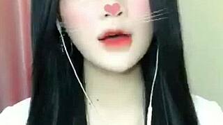 I feel so drawn to this sexy Korean babe giving an intense blowjob