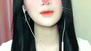 I feel so drawn to this sexy Korean babe giving an intense blowjob