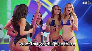 Peruvian Blonde Rafaela Lima And Brunette Friends Devour Massive Tool In Wild Toy-Filled Latina Orgy