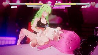 Chatting about the latest lesbian battle episode 6