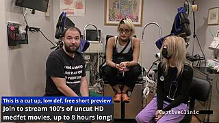 Are you ready to see me taken and humiliated as a tanned nurse with gloves and vibrator in this gaping hospital scene?