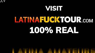 hot amateur latina slut rides monster european tourist cock in cowgirl and doggystyle