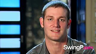 Black lace heats up for two hot swinger babes in a wild softcore orgy fuck! 🔥👯‍♀️