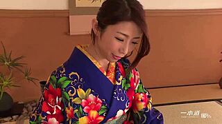 seductive japanese beauty ayumi shinoda teases with her allure in this asian blowjob scene