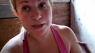 i'm on this video call with mel, she's blonde and masturbating on webcam, charging for the hot show