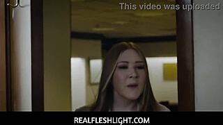 The bored milf gets freeused with a fleshlight in the office.