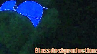 black-light secret model interview on sofa behind the scenes