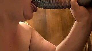 Bbw Gags And Pukes On Monster Dildo