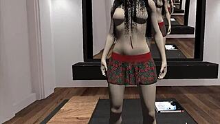 oh, i feel so excited to play pornflix and chill in vr with this shaved brunette's hot solo session