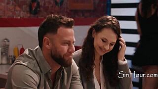 Oh My God, What If We're Caught? Teen Liz Jordan Fucks Older Guy Outdoors on Wild Public Date!