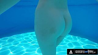 Miss Melissa Takes A Grandpas Elder Cock In Her Wet Little Pussy For Deepthroat And Doggystyle Outdoor Action