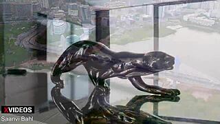 i'm that indian maid saanvi bahl at office when boss start lickin and fuckin my pussy rough