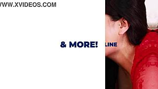 Curious British Teen In Lingerie And Stockings Masturbates Her Big Natural Tits And Squirts For The First Time