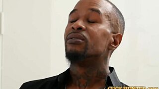 Cucked Husband Watches! Kyra Rose Takes Monster Big Black Cock in Ass!